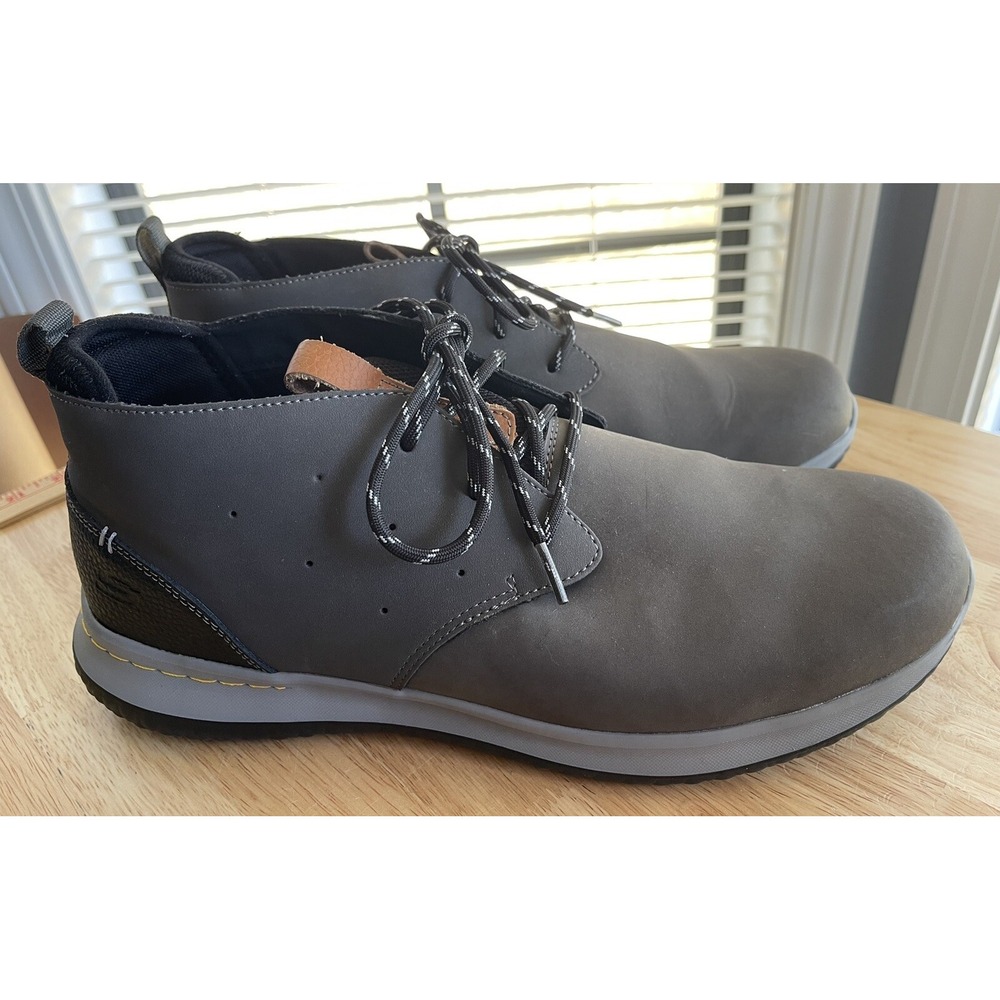 Skechers Streetwear Men Air Cooled Delson-Clenton Chelsea‎ Boot 65695 Size 13